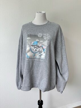 Disney Winnie the Pooh and Piglet Grey Sweatshirt